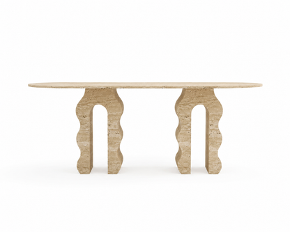 Natural Dining Table, Organic Modern Stone Table, Sculptural Natural Stone Dining Table, Custom Dining Room Furniture