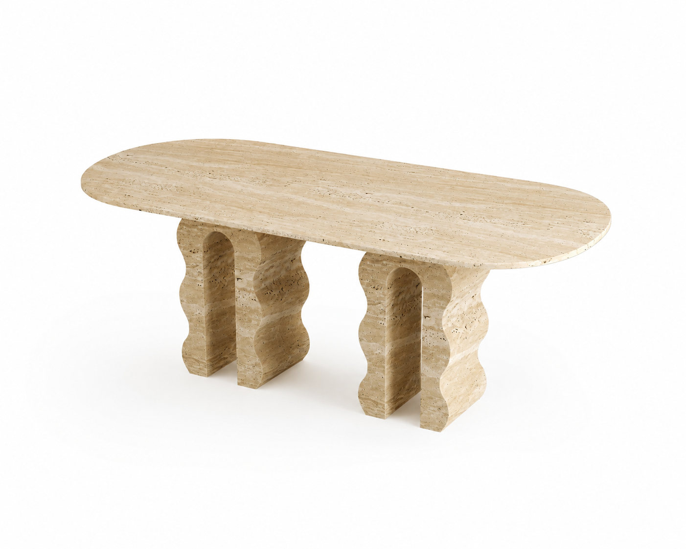 Natural Dining Table, Organic Modern Stone Table, Sculptural Natural Stone Dining Table, Custom Dining Room Furniture